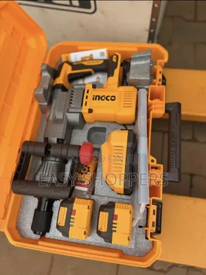 Ingco Brushless Cordless Demolition Breaker 20v 2 Batteries Charger