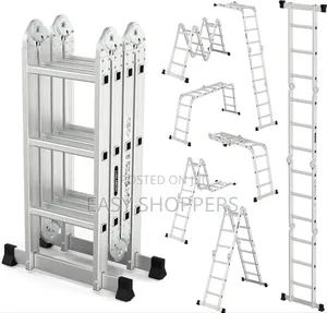 4x3 Aluminium Multi-Purpose Ladder Foldable Step Ladder.