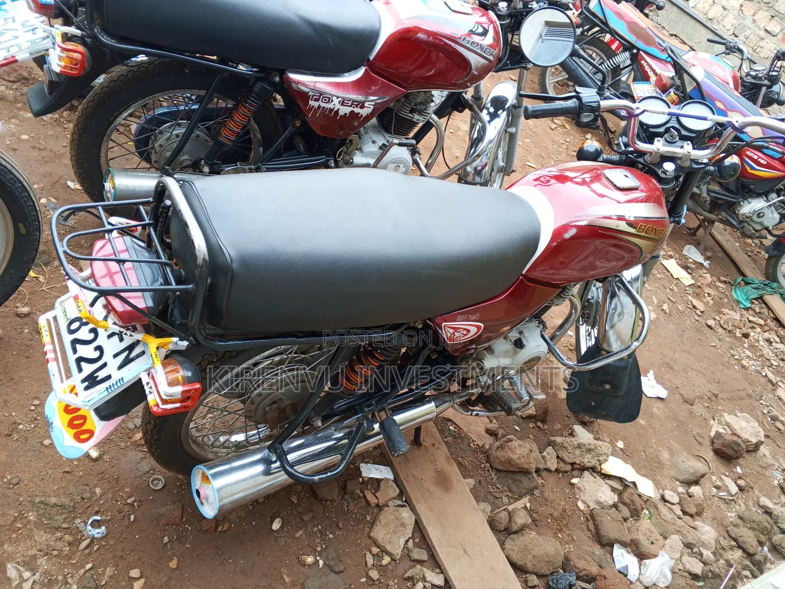 Bajaj Boxer 100 2019 Red