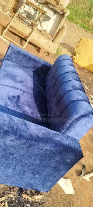 Navy Blue 2 Seater Sofa