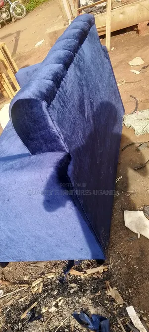 Navy Blue 2 Seater Sofa