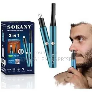 Sokany Sk-320 2-in-1 Professional Electric Nose and Ear Hair Trimmer.