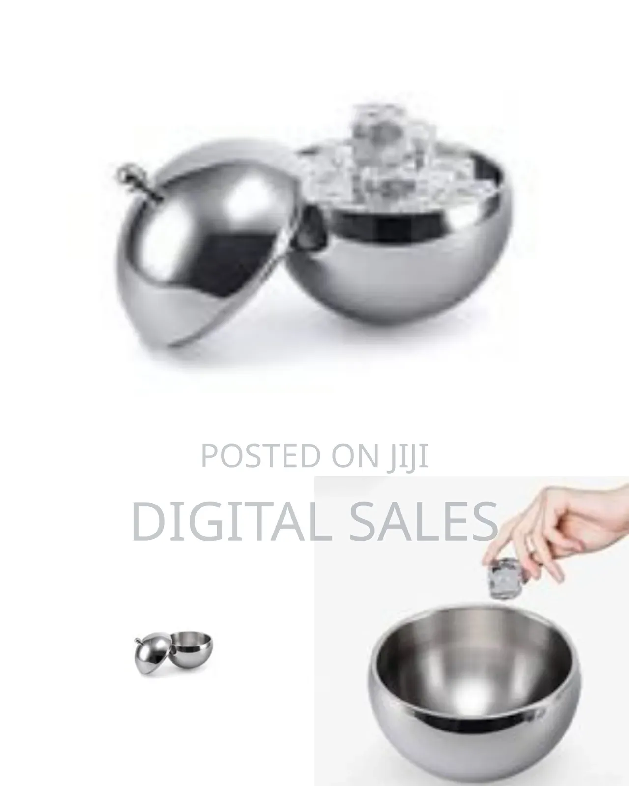 Double-Wall Insulated Ice Bucket