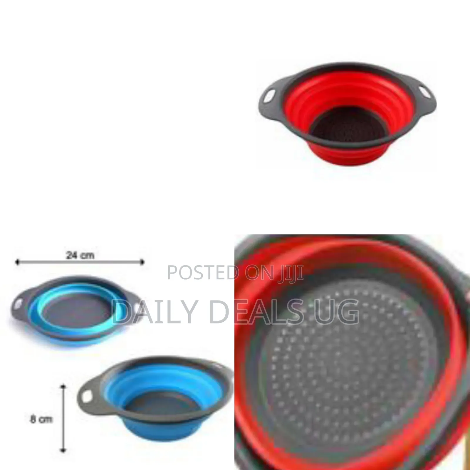 Collapsible Silicone Colander/Strainer