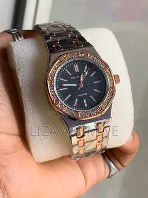 Women's Watch Featuring a Two-Tone Rose Gold and Silver Case,