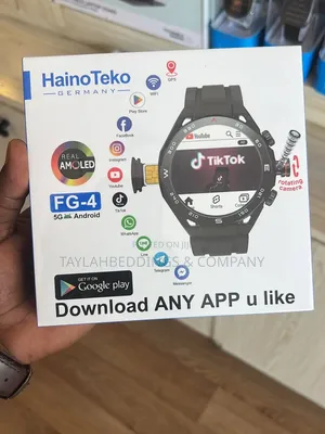 Hainoteko Fg4-5g Android Mobile Watch - Camera and 4g Sim Card