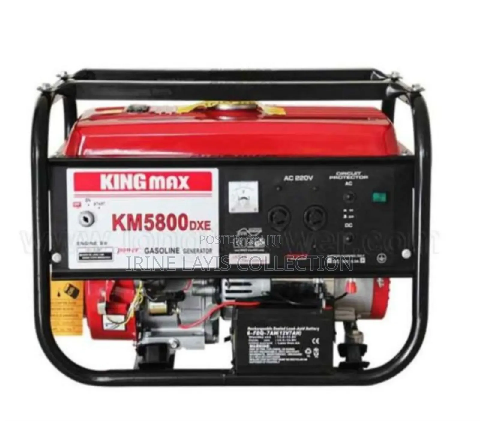 Kingmax Km5800dxe Portable Petrol Generator.
