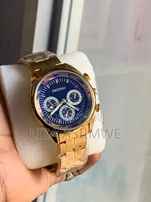 Festina Timeless Watch With a Gold-Tone Stainless Steel Case