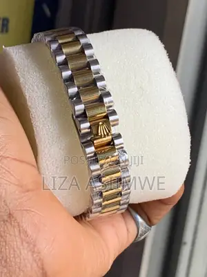 Women’S Double Colour Rolex Oyster Perpetual Date Day Quartz Watch