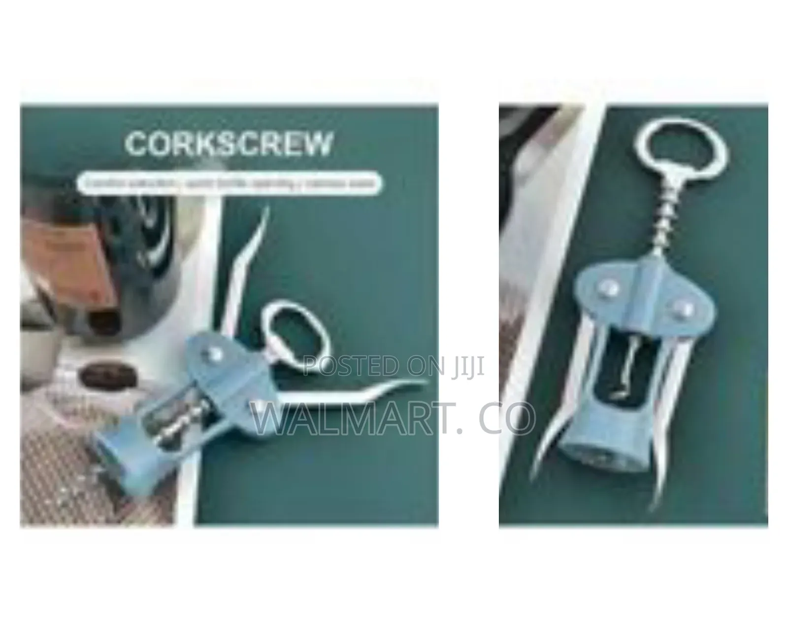 Classic Winged Wine Corkscrew Opener Multicolor