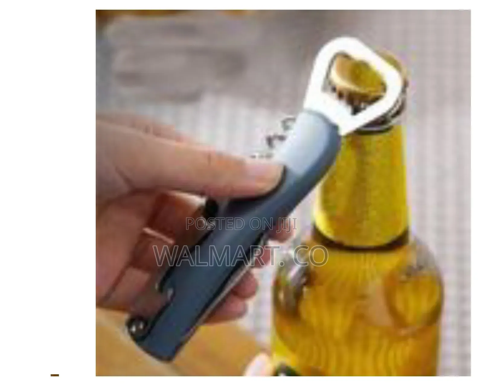 Multifunctional Pocket Tool With Bottle Opener and Corkscrew
