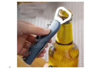 Multifunctional Pocket Tool With Bottle Opener and Corkscrew