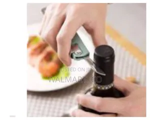 Multifunctional Pocket Tool With Bottle Opener and Corkscrew