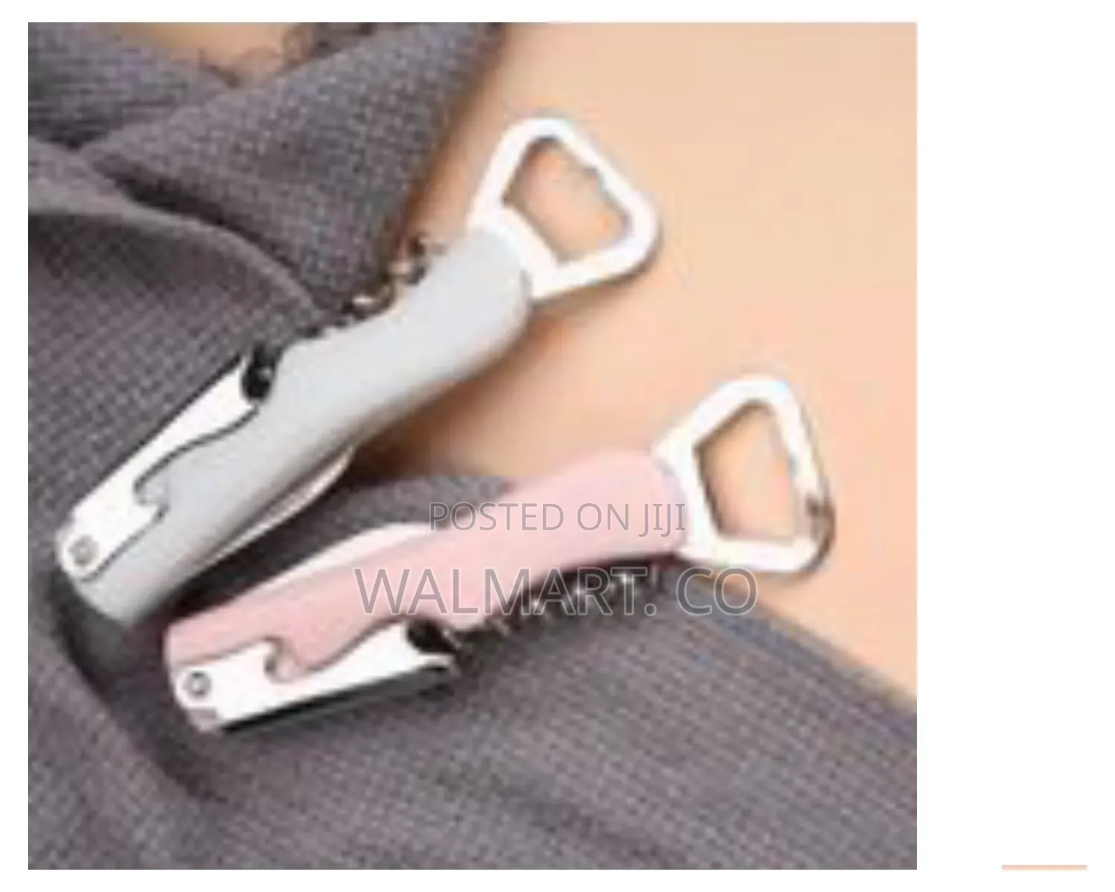 Multifunctional Pocket Tool With Bottle Opener and Corkscrew