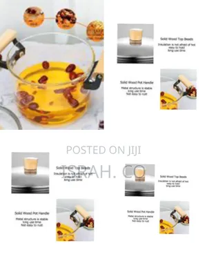 Borosilicate Glass Cooking Pot