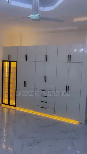 White Laminated Wardrobe