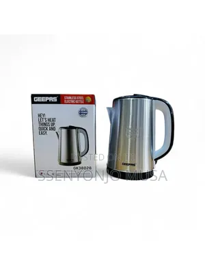 Geepas Electric Kettle 2.5l Gk38028 Stainless Steel | 1600w