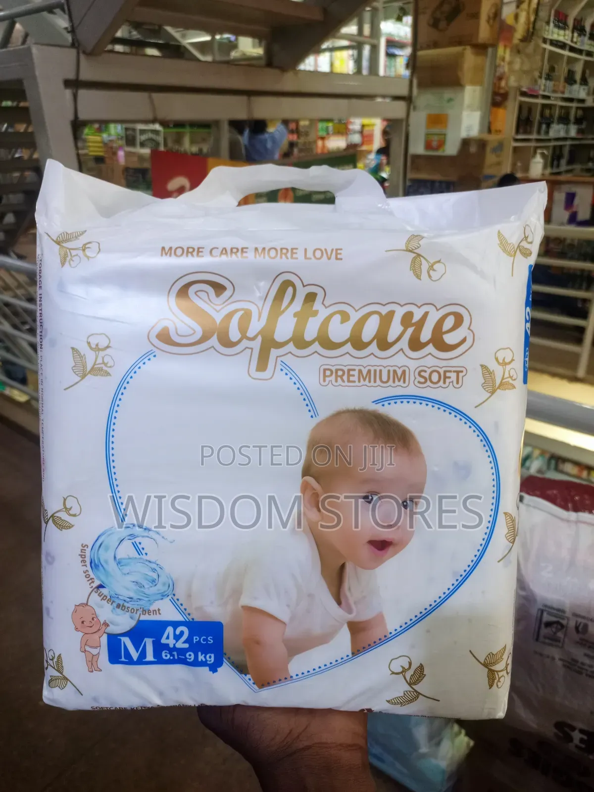 Softcare Premium Soft Baby Diapers.