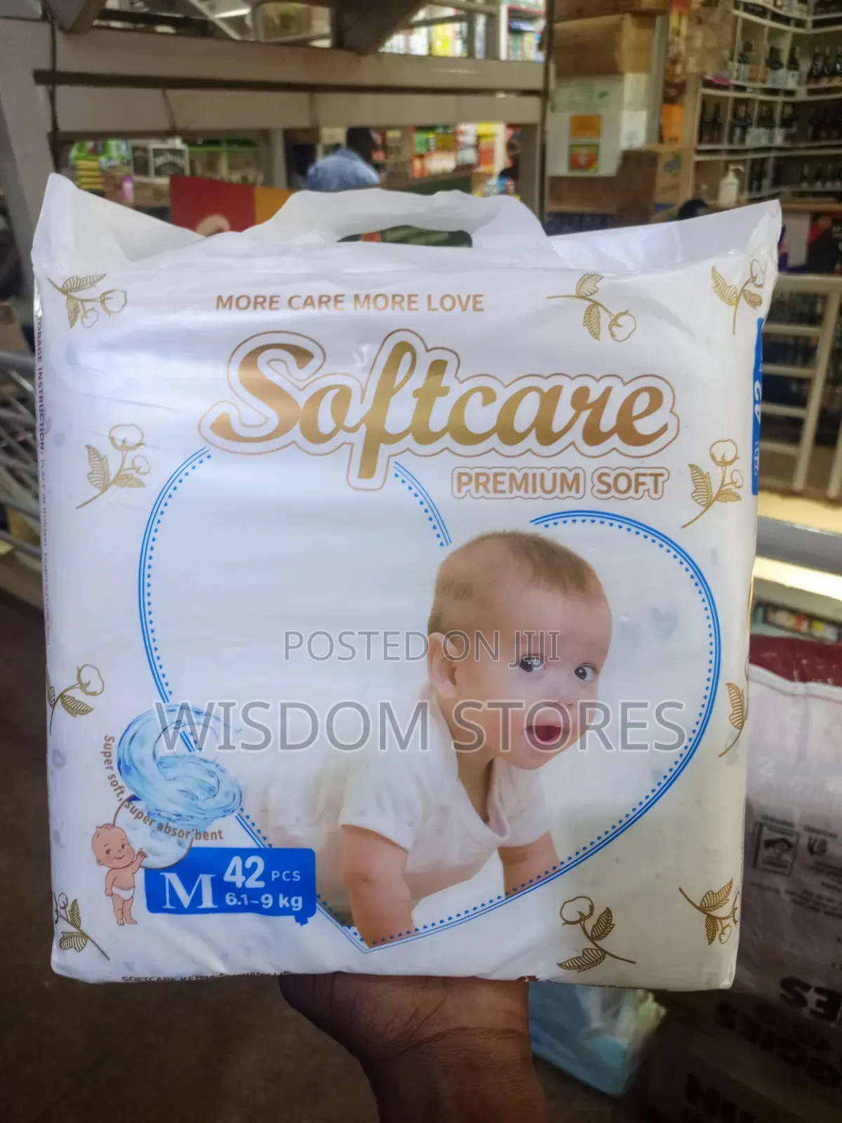 Softcare Premium Soft Baby Diapers.