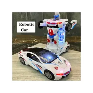 Transformable Electric Robot Car, Robot Racing Toy