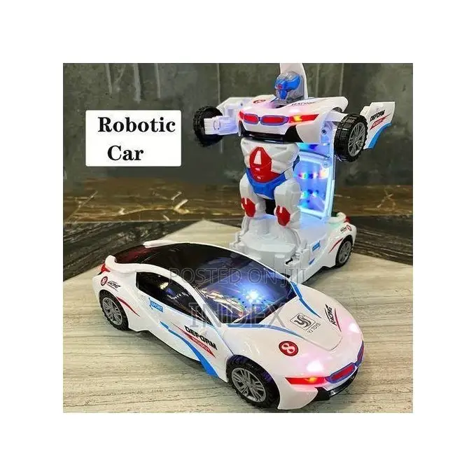Transformable Electric Robot Car, Robot Racing Toy