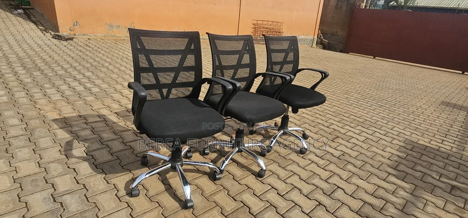 3pcs of Durable Malaysian Office Chair