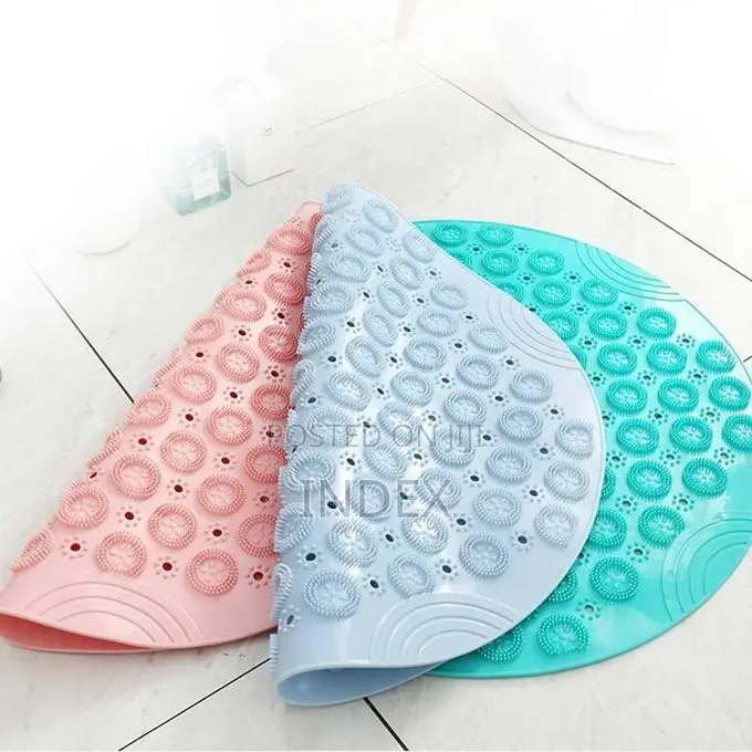 Anti Slip Bathroom Door Mat-Multicoloured