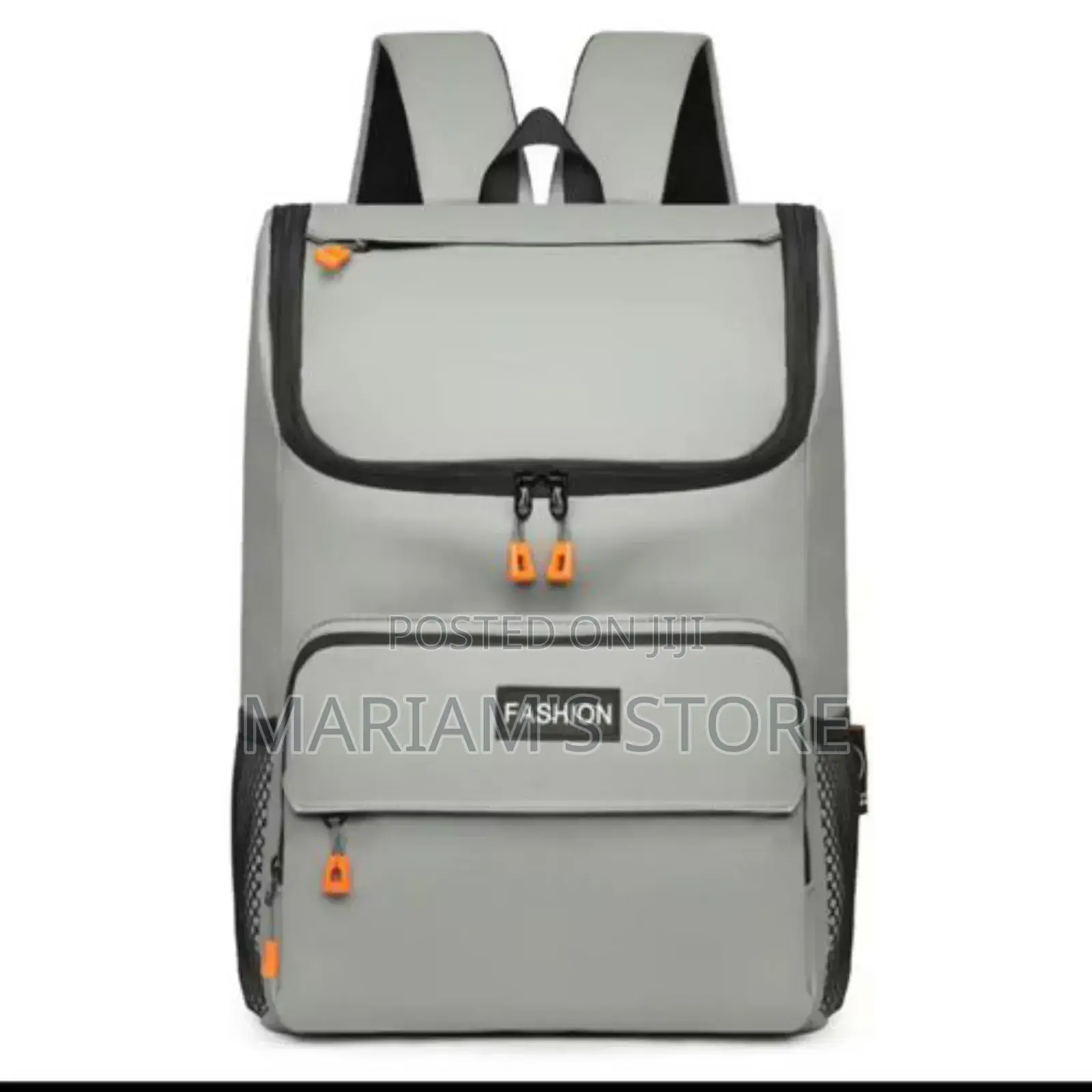 Fashionable Usb Charging Backpack Grey