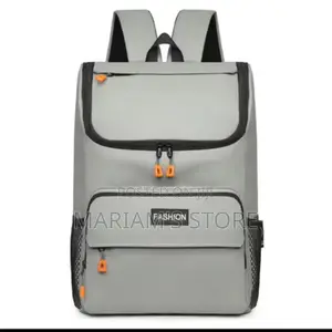 Fashionable Usb Charging Backpack Grey