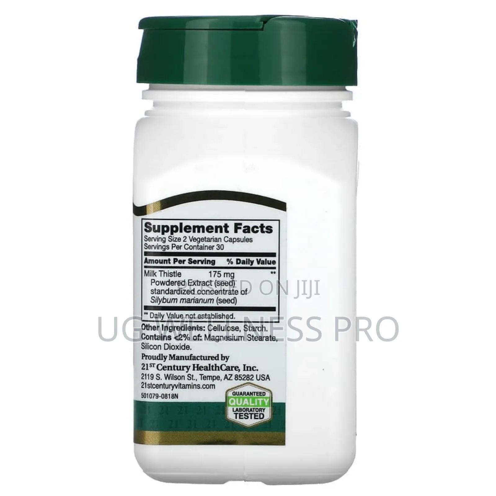 Milk Thistle Extract 175mg, 60s for Healthy Liver Support