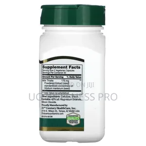 Milk Thistle Extract 175mg, 60s for Healthy Liver Support