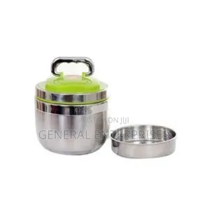 Stainless Steel Double-Wall Insulated Food Flask.