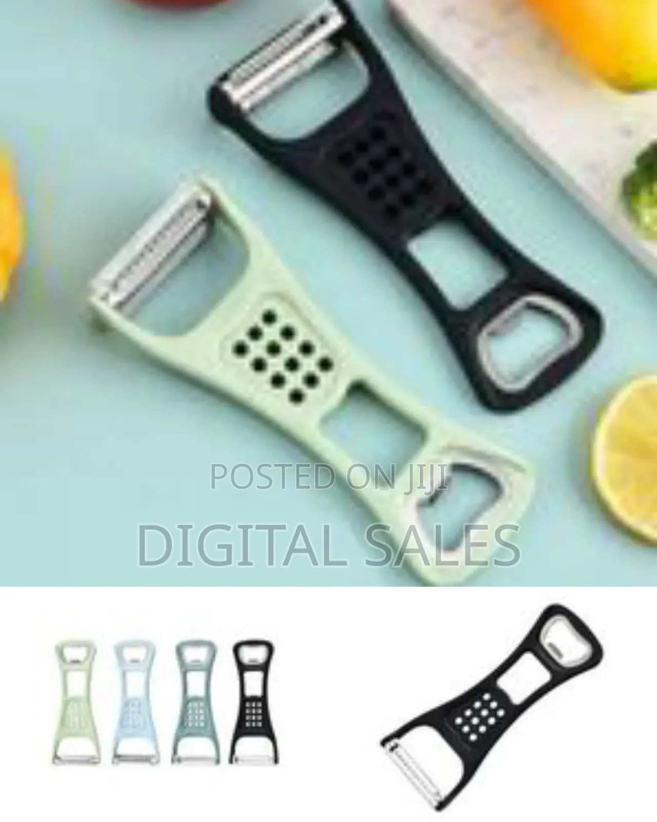 Multi-Functional Kitchen Peeler and Bottle Opener Tool