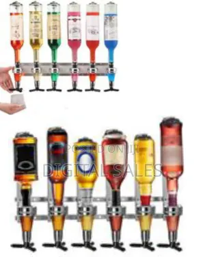 Wall-Mounted Drink Dispenser Rack
