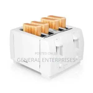 Saachi 4-Slice Bread Toaster, White (Nl-to-4563).