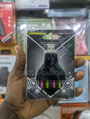 Virtual 7.1 Channel Usb Soundcard Adapter