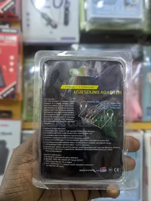 Virtual 7.1 Channel Usb Soundcard Adapter