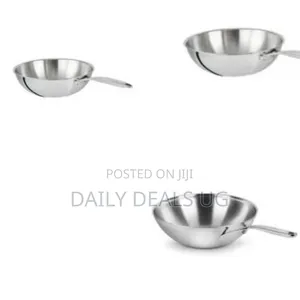 5-Plus 11.8" Stainless Steel Wok Fry Pan