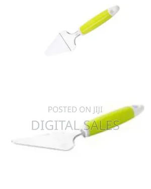 Stainless Steel Cake Pie Server With Comfort Grip
