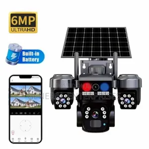 An Ultra Hd PTZ Solar-Powered Security Camera.