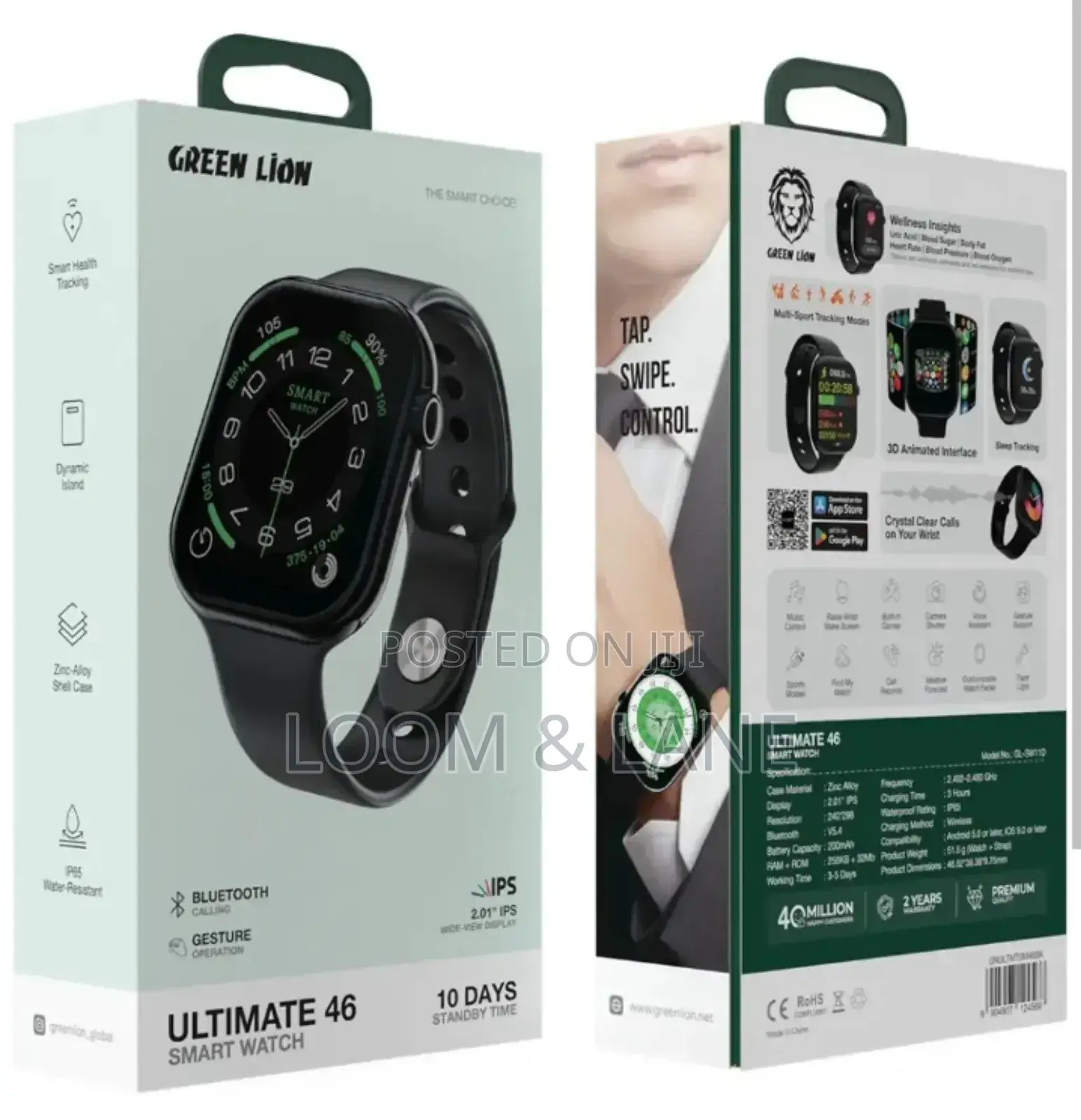 Green Lion Ultimate 46 Smart Watch