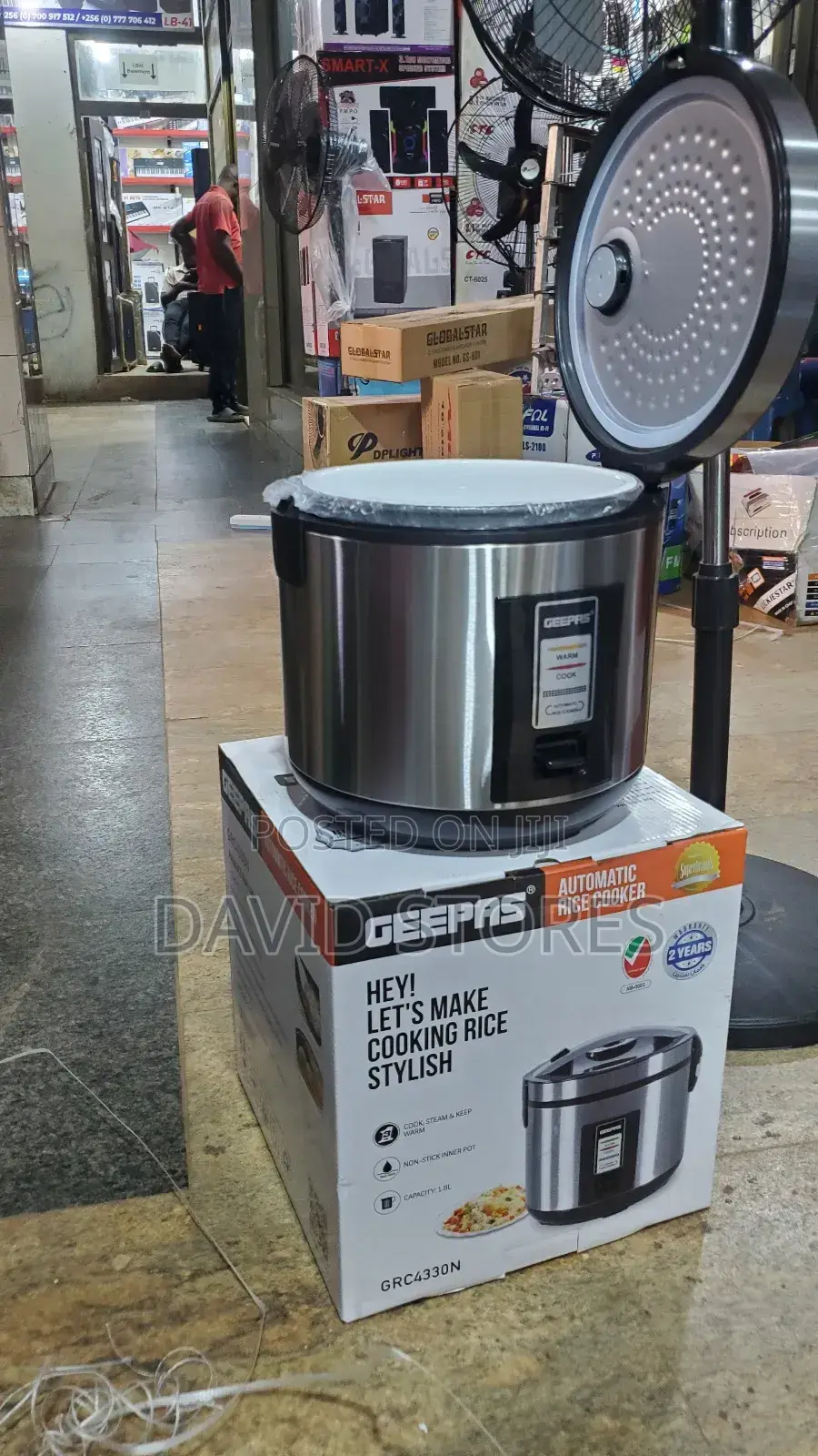 Geepas 1.8l Automatic Electric Rice Cooker – Grc4330n