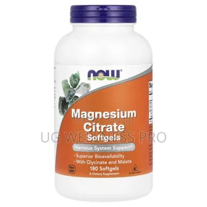 Now Foods, Magnesium Citrate, 180 Softgels (133 Mg Per Softgel)