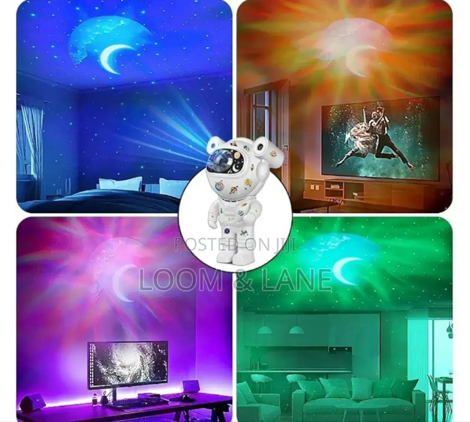 Space Decor Astronaut Speaker Projector