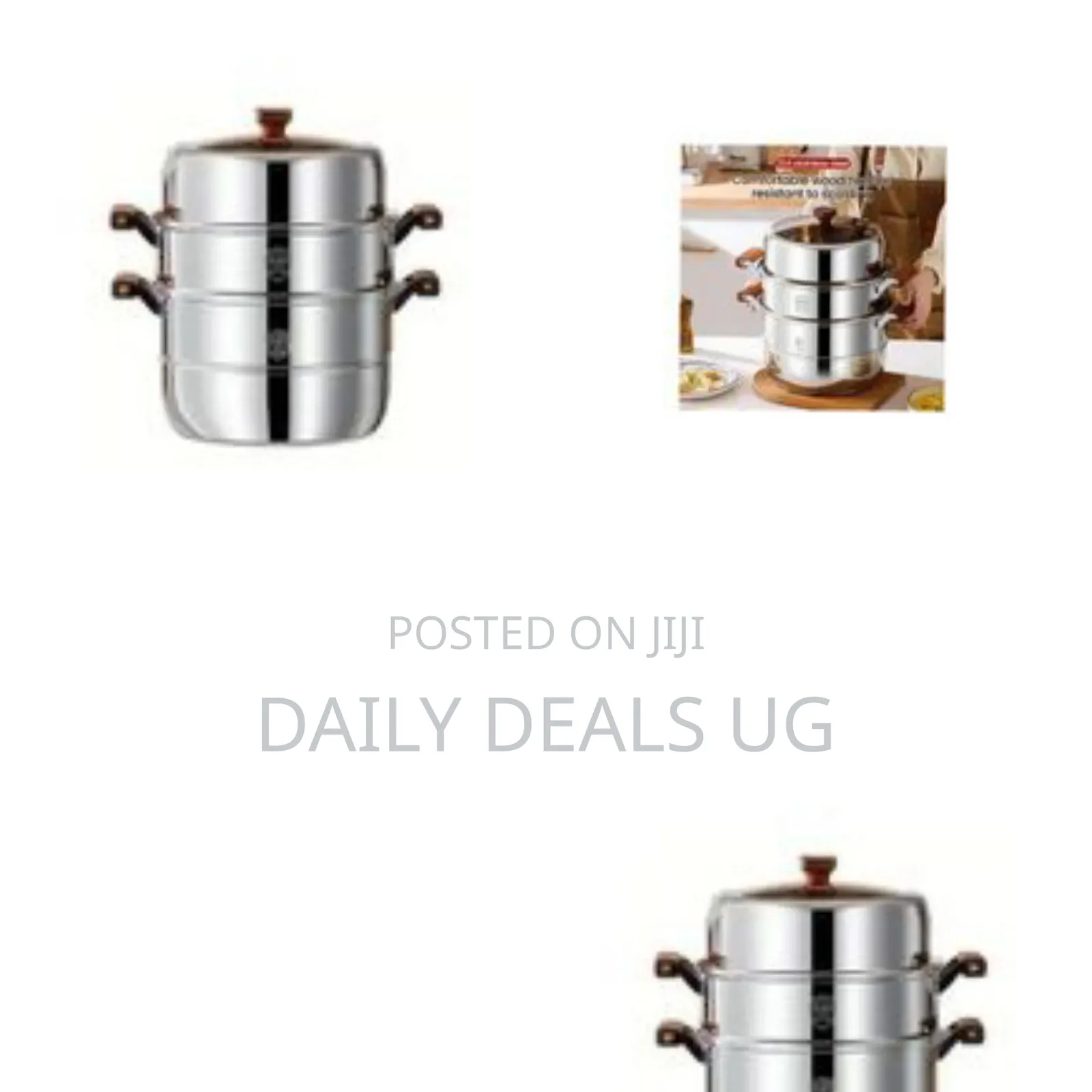 3-Tier Stainless Steel Food Streamer Pot