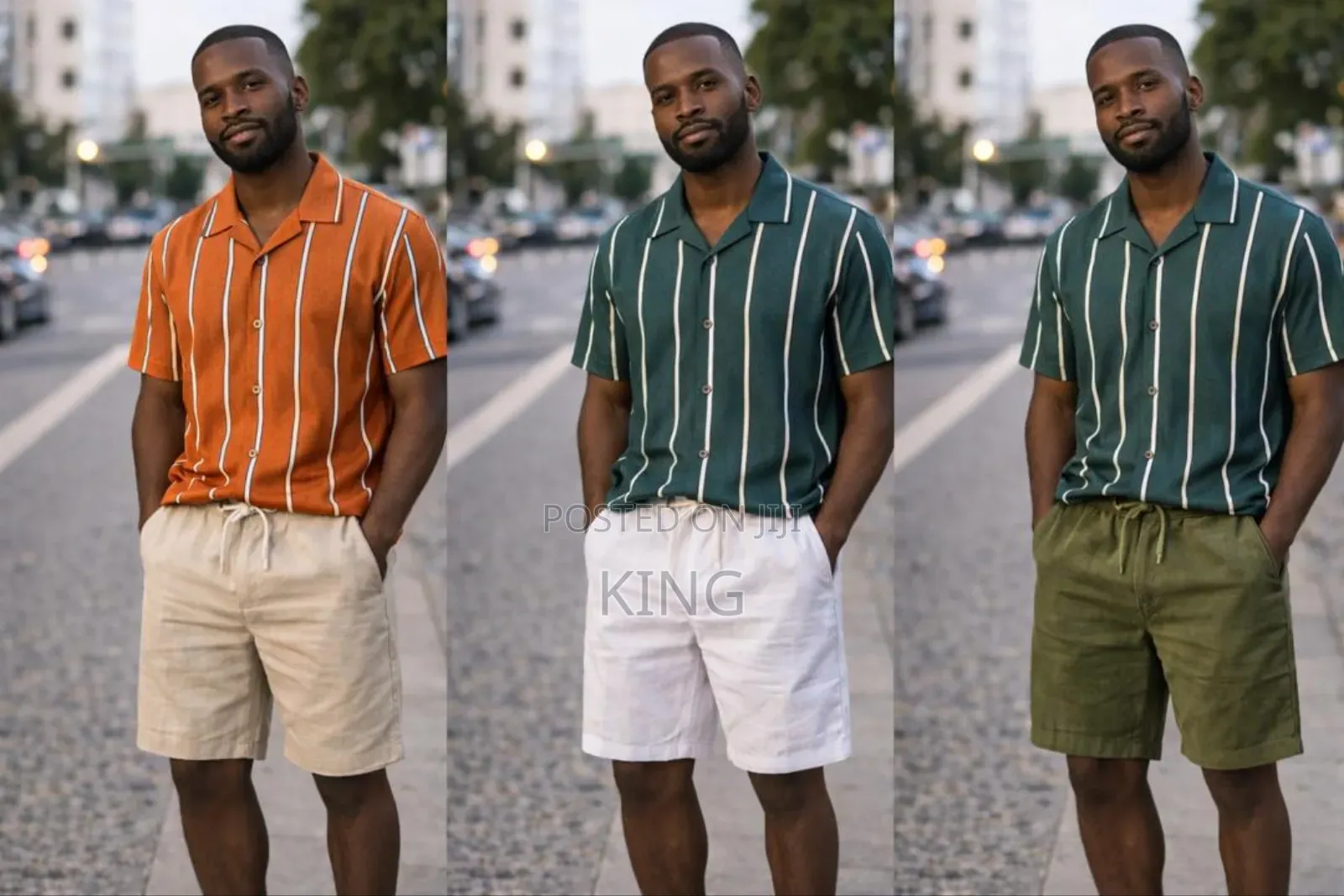 Sure Cap Cuban Shirt Linen Short