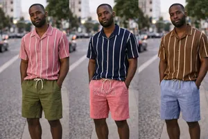 Sure Cap Cuban Shirt Linen Short