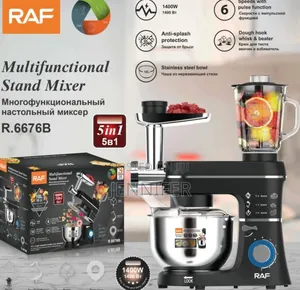 Raf R.6676r 5-in-1 Multifunctional Stand Mixer.