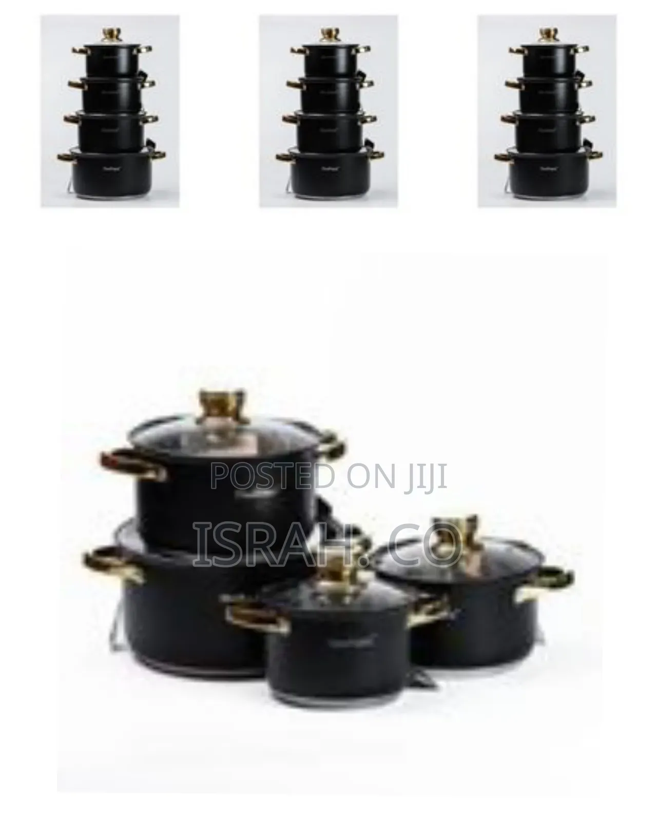 Set of Non-Stick Saucepans -