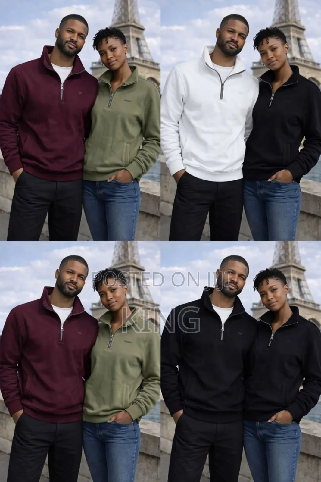 More Stylish Quarter Zip Sweatshirt